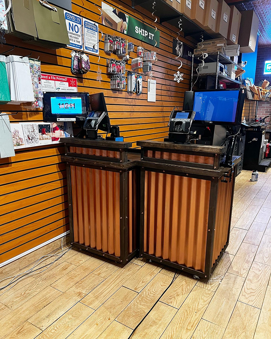 NYC cashier desk