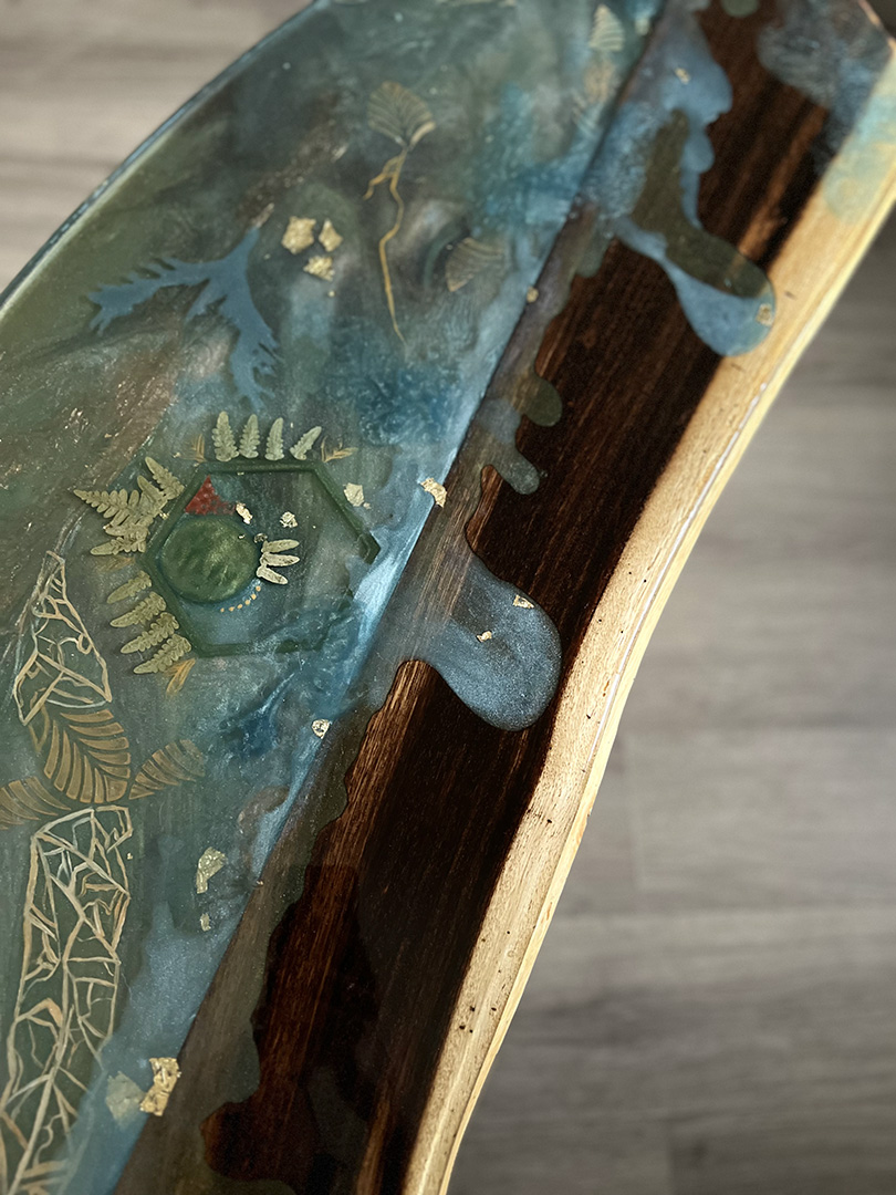 Epoxy coffee table